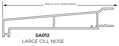 183mm cill