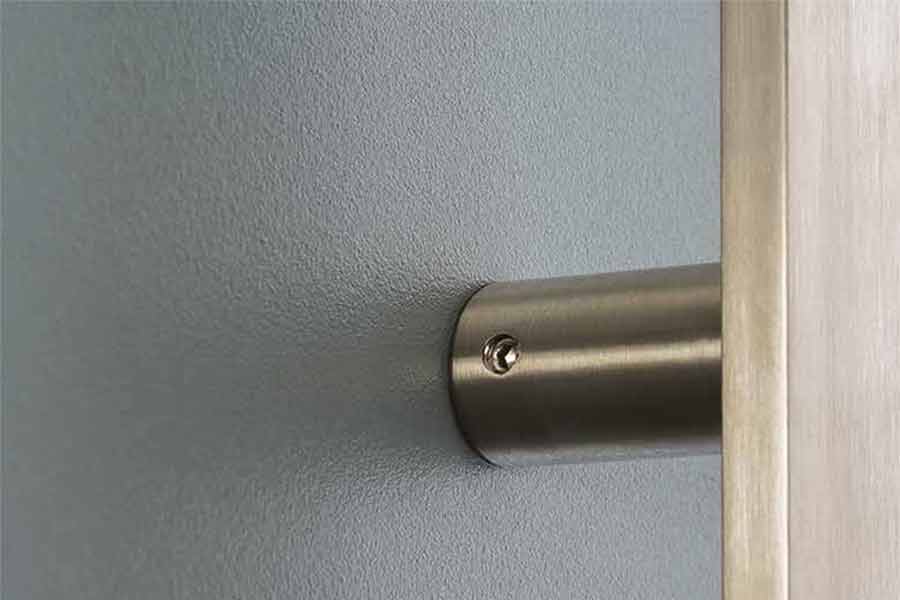 smooth composite door close up