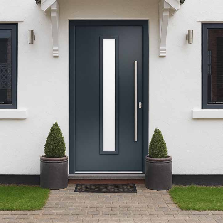 Augusta long smooth links style composite door