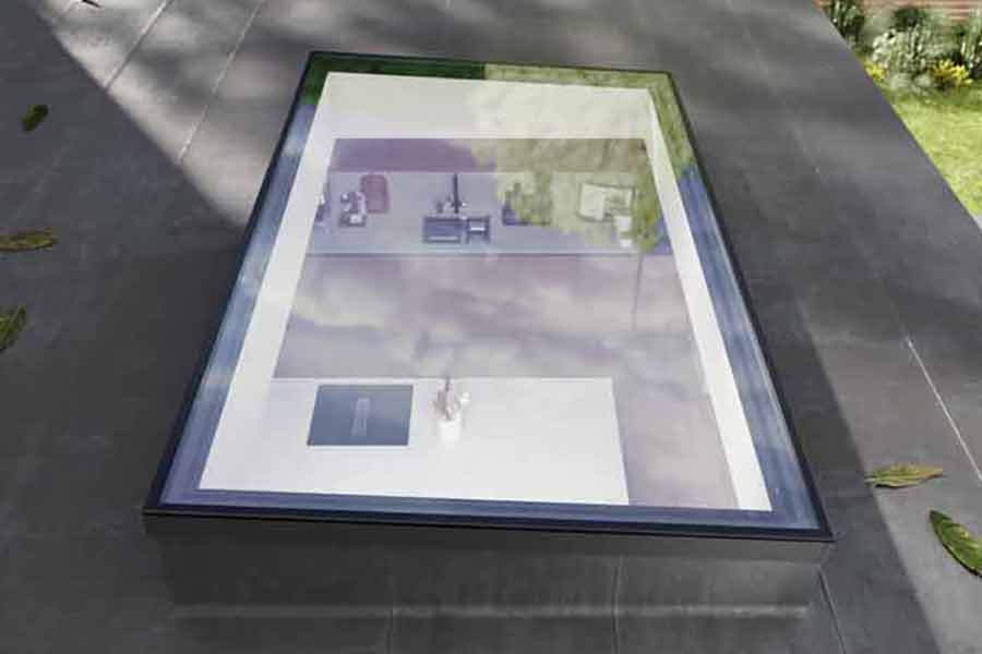 overview of aluminuim flat roof light