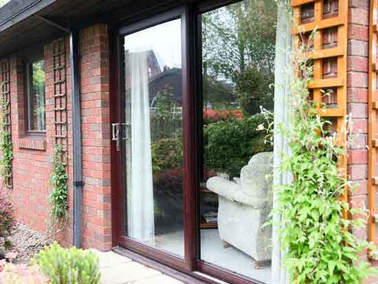 rosewood patio doors